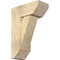 Ekena Millwork Traditional Slat Rough Sawn Bracket w/ Offset Brace, Douglas Fir, 8"W x 18"D x 26"H BKT0806X18X26TRA06RDF - alternate 1